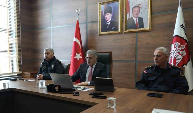 Niğde’nin güvenlik ve asayiş verileri paylaşıldı