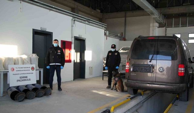 Pazarkule’de uyuşturucu operasyonu: LPG tankına gizlenmiş milyonlarca liralık uyuşturucu madde ele geçirildi