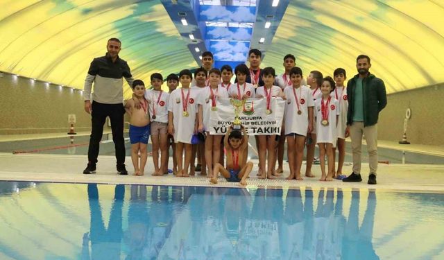 Şanlıurfalı yüzücüler 21 madalya kazandı