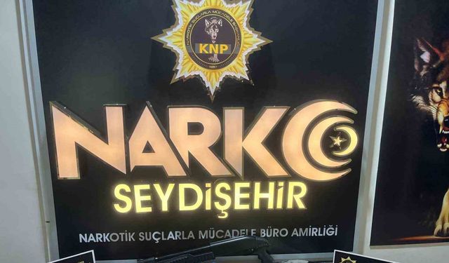 Seydişehir’de uyuşturucu ve silah ele geçirildi