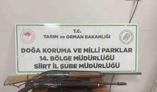 Siirt kaçak avcılığa 30 bin lira para cezası