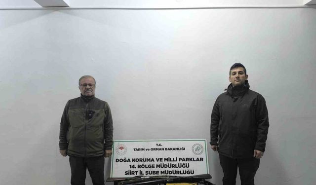 Siirt’te kaçak ava 23 bin lira ceza