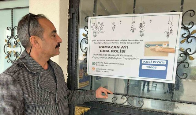 Siverek’te öğrenciler Ramazan ayında ihtiyaç sahibi ailelere yardım edecek