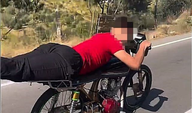 Tehlikeli motosiklet kullanan iki kişiye 10 bin lira ceza