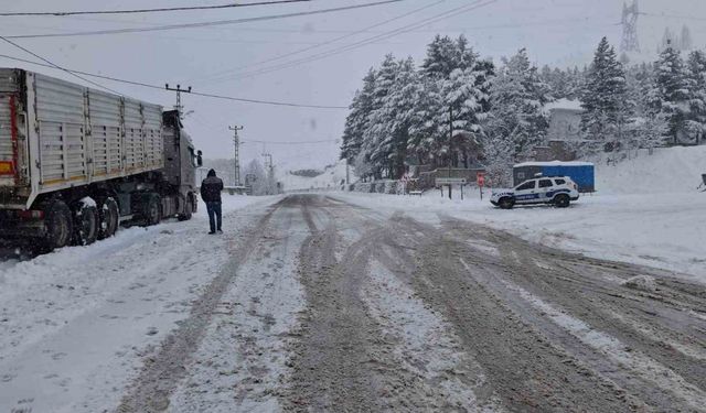 Tunceli’nin Pülümür ilçesi ile Erzincan sınırı arası, ağır tonajlı araç geçişlerine kapatıldı