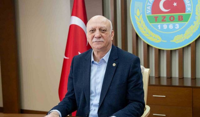 TZOB Başkanı Bayraktar: "Gelecek yıl ürün rekoltesinde azalma olacağı tahmin ediliyor"