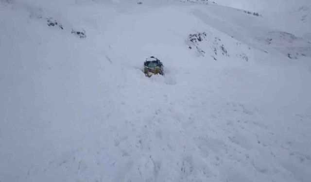 Ulaşıma kapanan yolu açmaya çalışırken çığ altında kaldı
