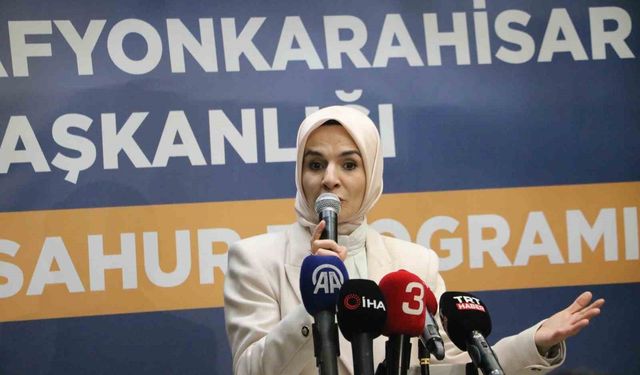 Aile ve Sosyal Hizmetler Bakanı Mahinur Özdemir Göktaş: "Yaşlanan bir nüfusa sahibiz, dünya yaşlanıyor, Türkiye de yaşla