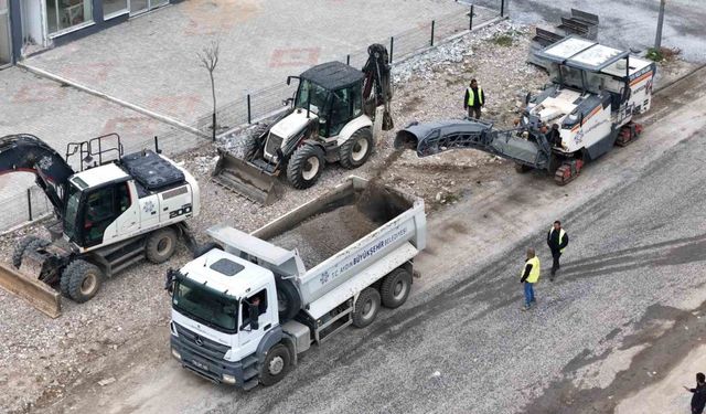 Karacasu Caddesi’nde kazı çalışmaları başladı