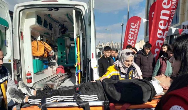 Konya’da trafik kazası: 2 yaralı