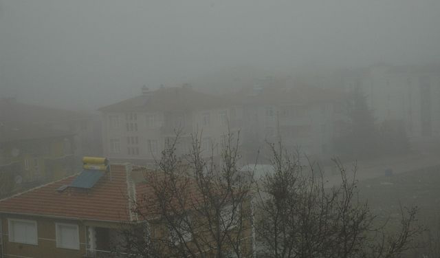 Kulu’da yoğun sis etkili oluyor