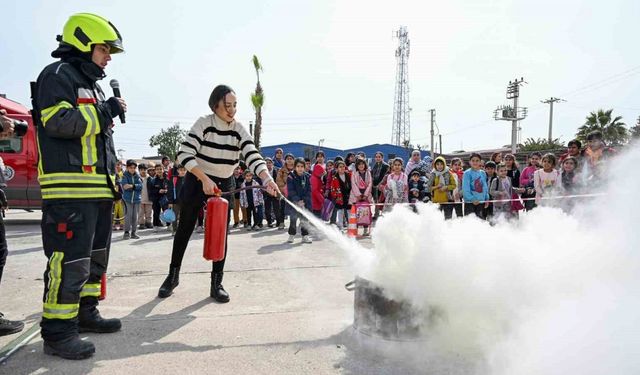 Mersin’de çocuklara afet eğitimi verildi