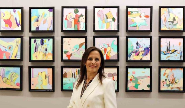 Ressam Belgin Akın SANKO Sanat Galerisi’nde sergi açtı