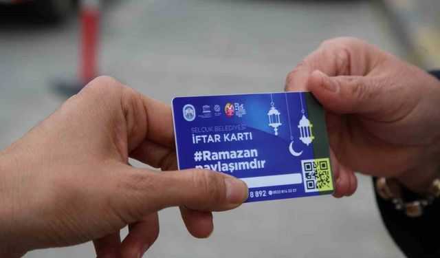 Selçuk’ta Ramazan dayanışması İftar Kart ile başladı