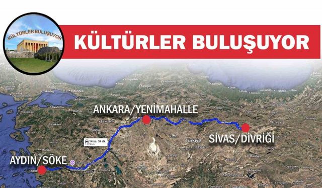 Söke’nin ’Kültürler Buluşuyor’ projesi Aydın, Ankara ve Sivas’ı bir araya getirecek