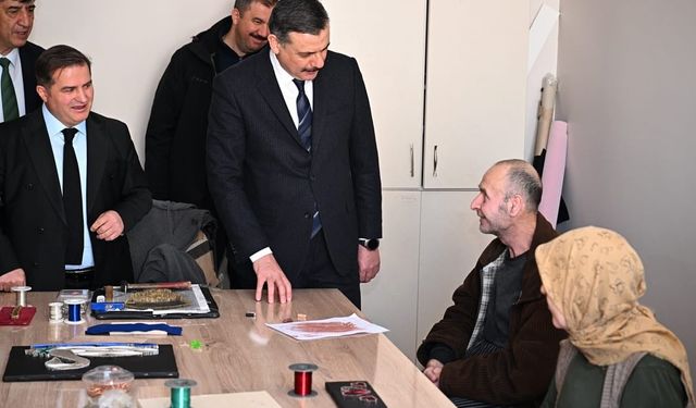 Vali Çiftçi, Palandöken Bakım Merkezi’ni ziyaret etti