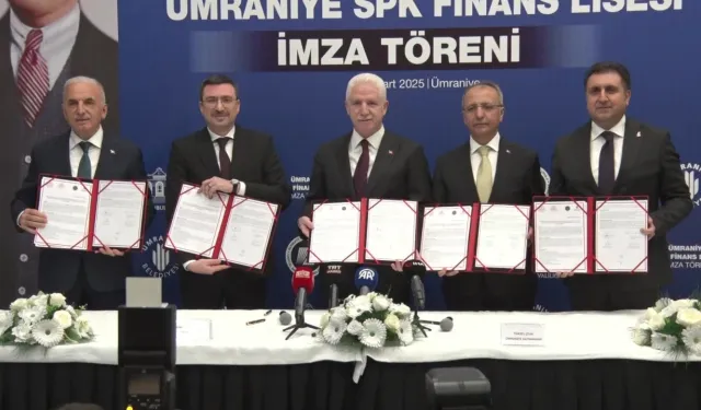 Türkiye’nin ilk Finans Lisesi için imzalar atıldı