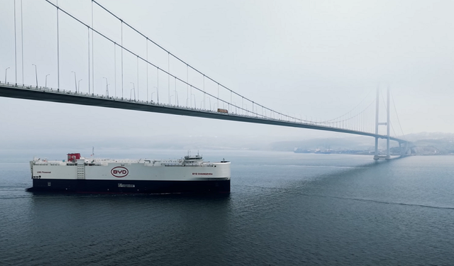 Çin Yatırımları Türkiye'de Hızlandı. BYD’nin dev araç gemisi ’BYD Changzhou’ Türkiye’de