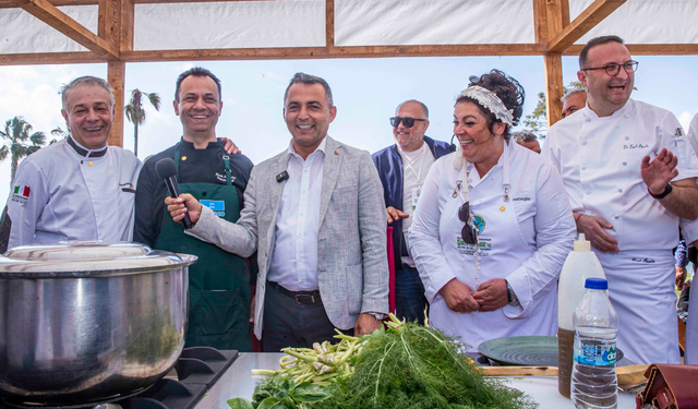 SİDE’DE GİRİT SOFRASI KURULDU, TARİH, TATLAR VE EZGİLER BÜTÜNLEŞTİ