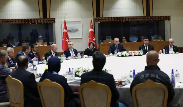 Cumhurbaşkanı Erdoğan, işçilerle bir araya geldi