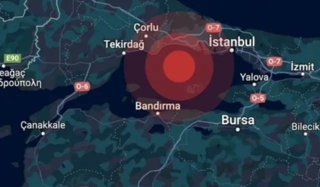 İstanbul Silivri Açıklarında Deprem!