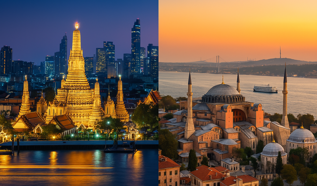 2025’in Turizm Şampiyonu: Bangkok Zirvede, İstanbul İkinci Sırada!