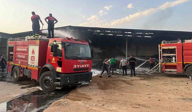 Kırşehir’de Petlas fabrikasında yangın