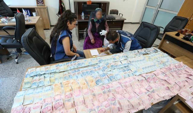 Van’da yakalanan dilencinin üzerinden 75 bin 950 TL çıktı