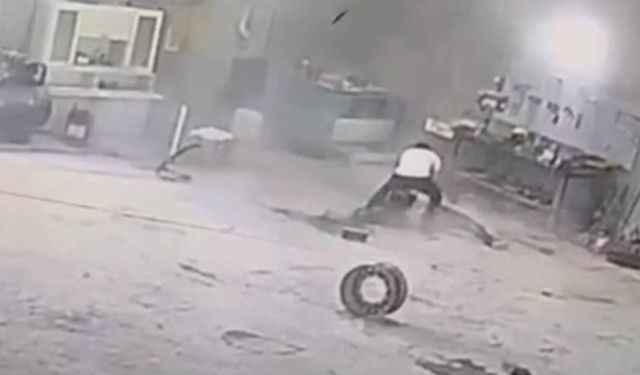 Iğdır’da lastik faciası Hava basılırken patlayan lastik can aldı