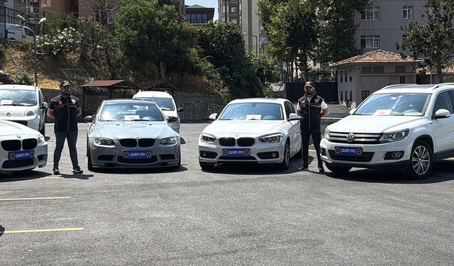 İstanbul merkezli 10 ilde "change otomobil" operasyonu: 31 şüpheli yakalandı, 45 araç ele geçirildi