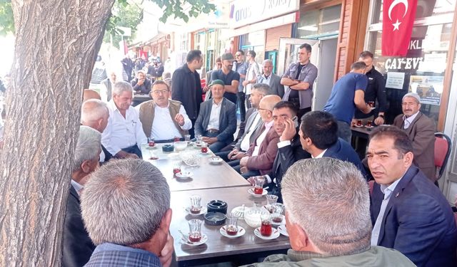 Altınok, Tekman’da temaslarda bulundu