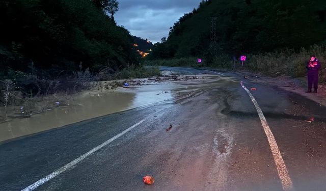 Trabzon’da heyelan