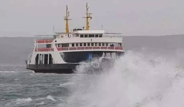 İDO ve Marmara Roro seferleri iptal edildi