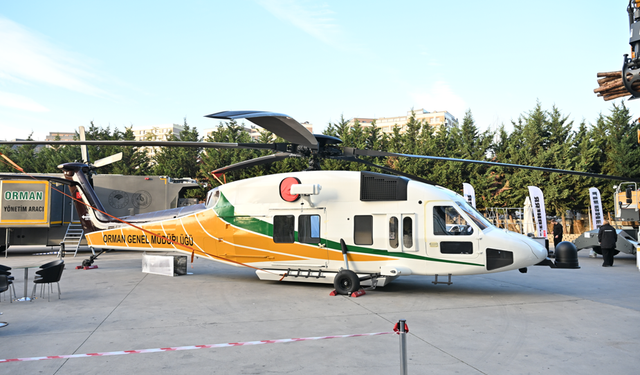 Türkiye’nin ilk yerli yangın söndürme helikopteri tanıtıldı