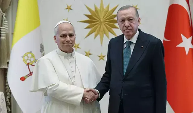 Küresel barışın vurgusu! Papa 14. Leo'dan Türkiye, Erdoğan'dan 'Gazze' mesajı