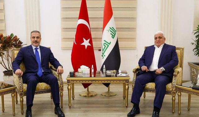 Bakan Fidan, Haşdi Şabi Komisyonu Başkanı Feyyad ile görüştü