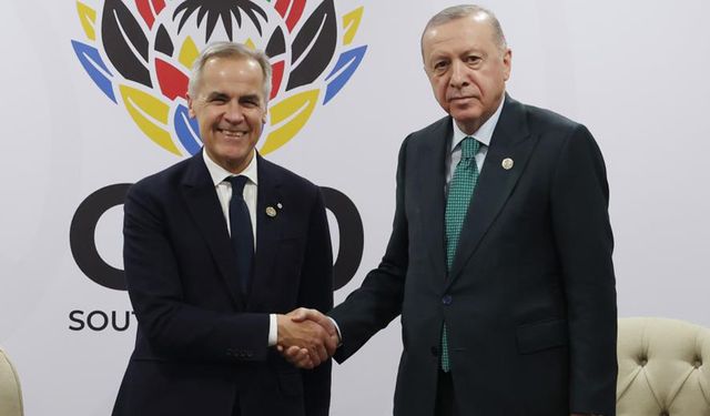 Cumhurbaşkanı Erdoğan, Kanada Başbakanı Carney ile bir araya geldi