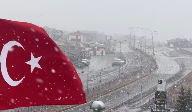 Erciyes’te kar yağışı yeniden başladı