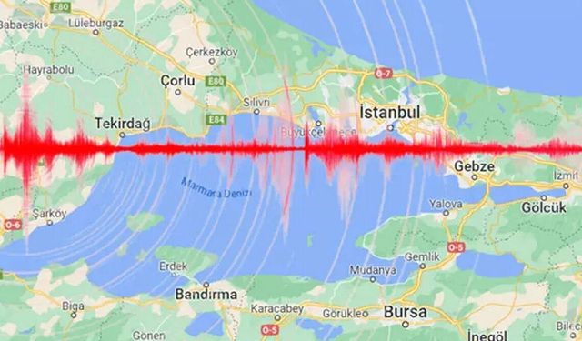 Marmara'da Hissedilen Deprem Oldu. Merkez Üstü Balıkesir