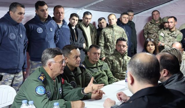 MSB: "Kaza kırım ve arama kurtarma ekibi, olay yerinde çalışmalarına devam ediyor"