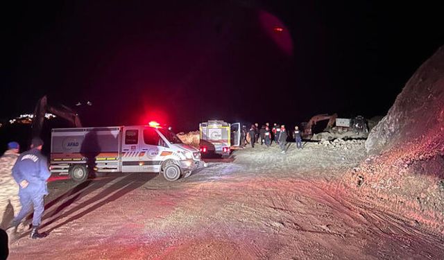 Sivas’ta maden ocağında göçük: 1 işçiyi kurtarma çalışmaları sürüyor