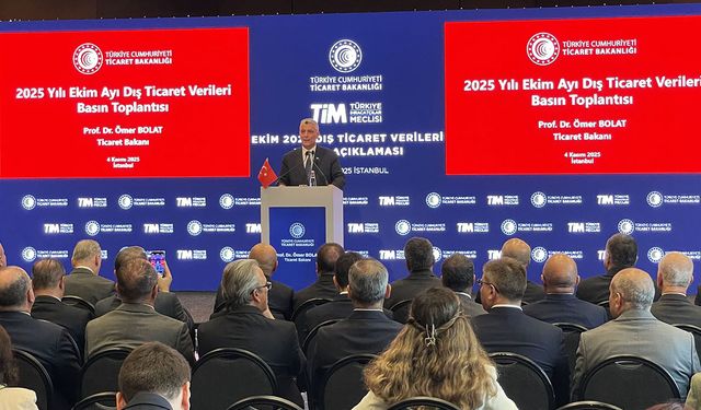 Ticaret Bakanı Bolat: "2025 yılı Ekim ayında ihracatımız yüzde 2,3 artışla 24 milyar dolar olarak gerçekleşti"