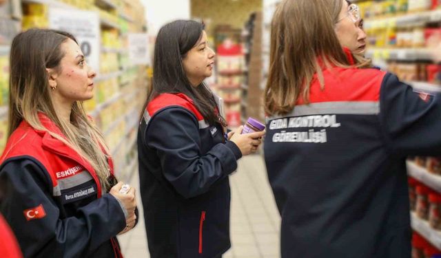 Eskişehir’de yılbaşı öncesi gıdaya yakın takip