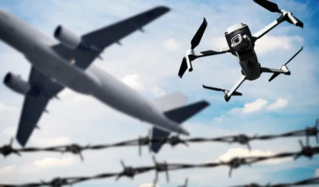 Hannover Havalimanı'nda dron tehlikesi nedeniyle uçuşlar aksadı