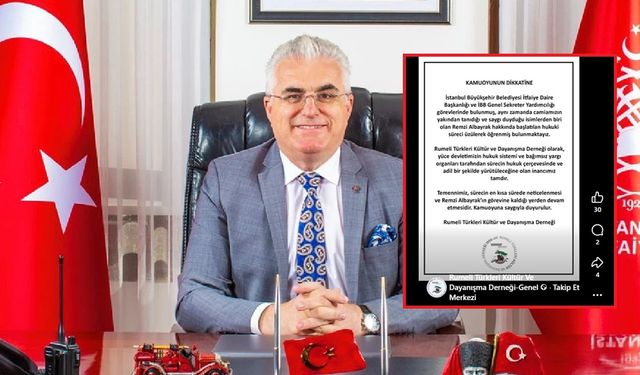 Rumeli Türkleri Derneğinden Kamuoyu Açıklaması: Remzi Albayrak Hakkındaki Hukuki Süreci Üzüntüyle Öğrendik