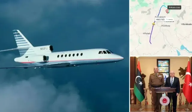SON DAKİKA: Ankara'dan kalkan Libya heyetini taşıyan özel uçak düştü