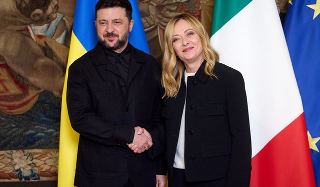 Zelenskiy, İtalya Başbakanı Meloni ile bir araya geldi