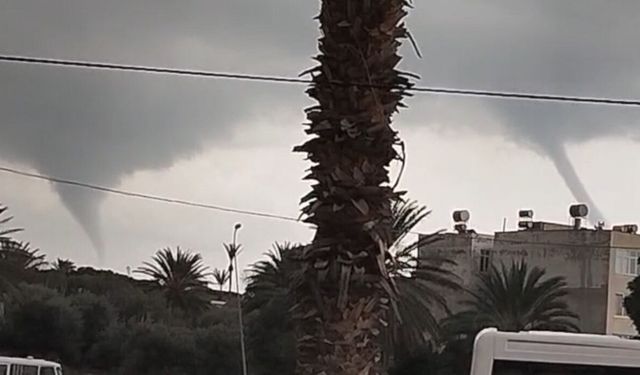 Akdeniz’de çifte hortum