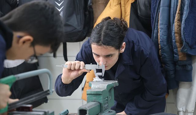 Eğitimle üretimin birleştiği okul 12 milyon ciroya ulaştı