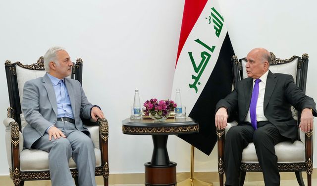 Irak Dışişleri Bakanı Hüseyin, İran Dışişleri Bakan Yardımcısı Celalzade ile görüştü